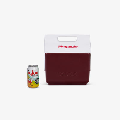 Size View | Little Playmate 7 Qt Cooler::Maroon/Bold Magenta::Holds up to 9 cans