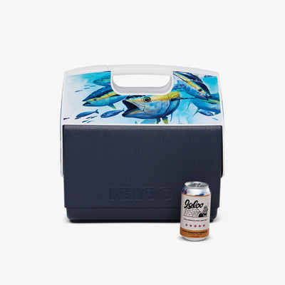 Size View | Amadeo Bachar Playmate Elite Yellowfin Foamer 16 Qt Cooler