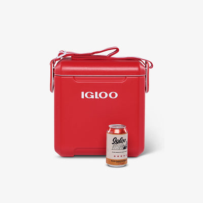 Size View | Tag-Along Too Cooler::Racer Red::Holds up to 14 cans