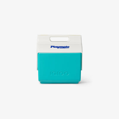 Front View | Little Playmate 7 Qt Cooler::Aquatic Teal::Holds 9 cans