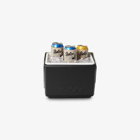 Ice View | Little Playmate 7 Qt Cooler::Black::THERMECOOL™ Insulation