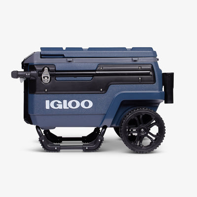 Front View | Trailmate Journey 70 Qt Cooler::Rugged Blue::THERMECOOL™, eco-friendly insulation