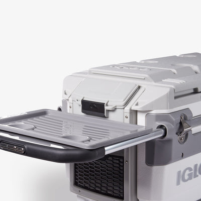 Tray View | Igloo Trailmate Marine 70 Qt Cooler::White/Gray::Butler tray