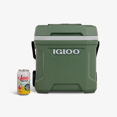 Size View | ECOCOOL® Latitude 16 Qt Cooler::::Elongated profile fits taller beverages