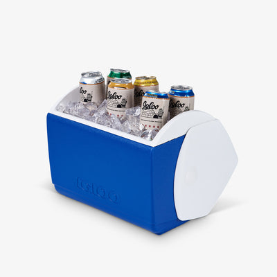 Open View | Playmate Elite 16 Qt Cooler in Majestic Blue::Majestic Blue::THERMECOOL™ insulation