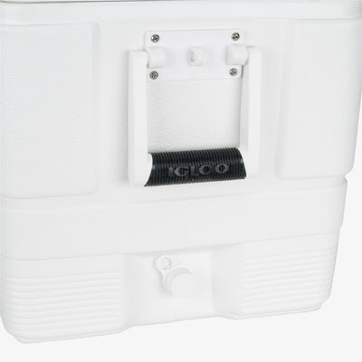 Drain Plug View | Marine Ultra 72 Qt Cooler