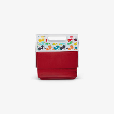Side View | Mickey Mouse Playmate Mini Limited Edition Multicolor  4 Qt Cooler::::Holds 6 cans