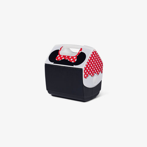 Angle View | Minnie Mouse Playmate Pal Limited Edition Minnie Ears  7 Qt Cooler