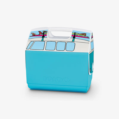 Angle View | VW Teal Van Playmate Elite Special Edition 16 Qt Cooler