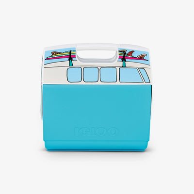 Back View | VW Teal Van Playmate Elite Special Edition 16 Qt Cooler