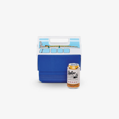 Size View | VW Blue Van Playmate Mini Special Edition 4 Qt Cooler