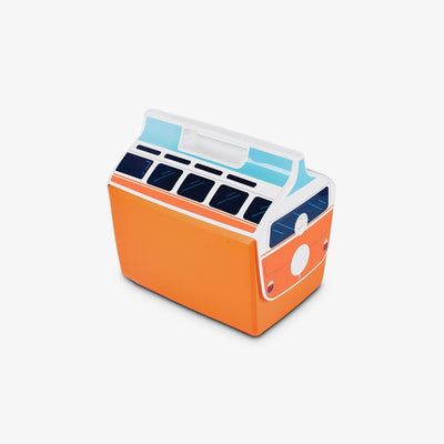 Angle View | VW Playmate Classic Orange Bus 14 Qt Cooler