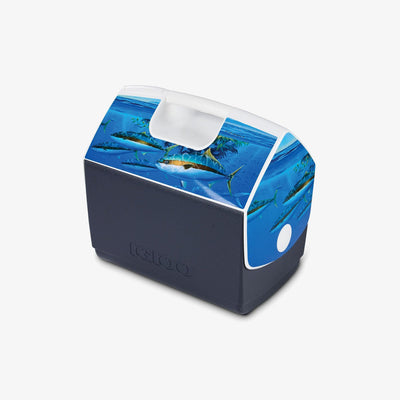 Angle View | Amadeo Bachar Playmate Elite Paddy Yellowtail 16 Qt Cooler