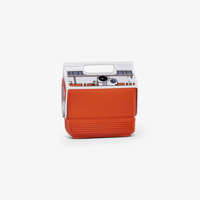 Angle View | Star Wars BB-8 Playmate Mini 4 Qt Cooler::::Trademarked tent-top design