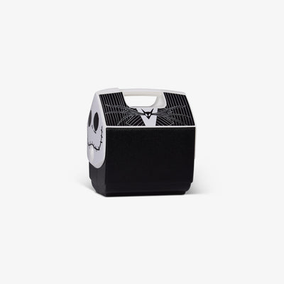 Side View | Disney The Nightmare Before Christmas Jack & Sally Playmate Pal 7 Qt Cooler::::Push-button lid