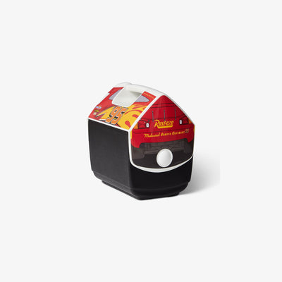 Anglee View | Disney and Pixar Lightning McQueen Playmate Pal 7 Qt Cooler::::Iconic tent-top design