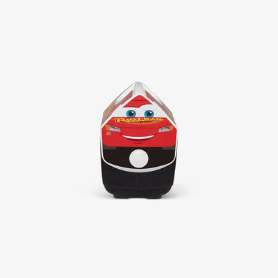 Side View | Disney and Pixar Lightning McQueen Playmate Pal 7 Qt Cooler::::Made in the USA