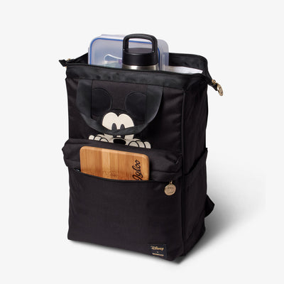 Open View | Mickey Mouse 24-Can Backpack::::Built-out front zip pocket