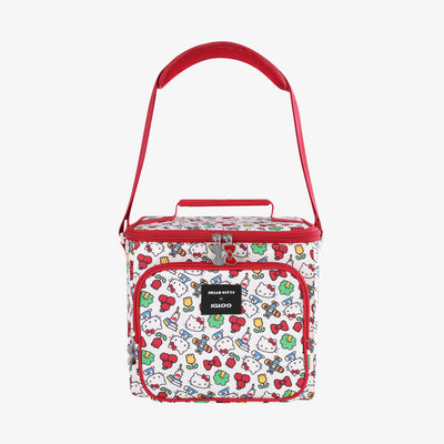 Handle View | Hello Kitty Square Lunch Cooler Bag::::Shoulder strap with pad