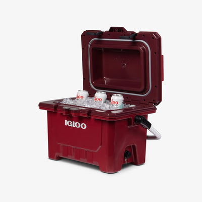 Open View | IMX 24 Qt Cooler::Bedrock Red::Advanced ice retention