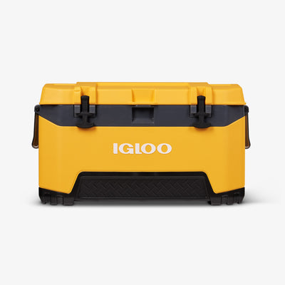 Front View | BMX 72 Qt Cooler::Yellow::3-year warranty