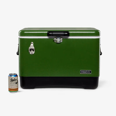 Size View | Legacy Stainless Steel 54 Qt Cooler::Green::Holds Up to 85 Cans