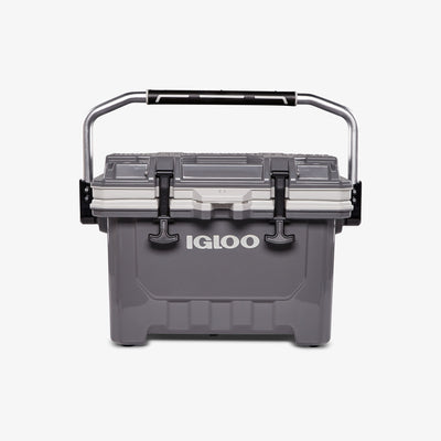 Front View | IMX 24 Qt Cooler::Gray::5 Year Warranty