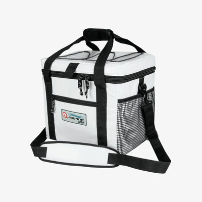 Igloo Cooler Bags | Marine Ultra 24-Can Square Cooler Bag in White, Black