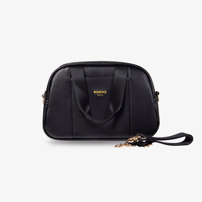 Front View | Igloo Luxe Satchel Cooler Bag::Black::