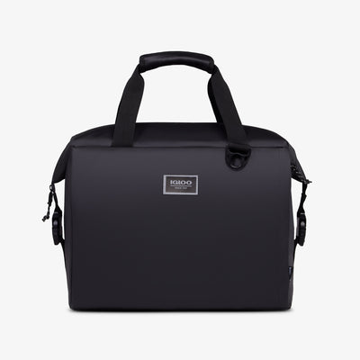 Front View | South Coast Snapdown 36-Can Bag::Black::Water-repellent exterior