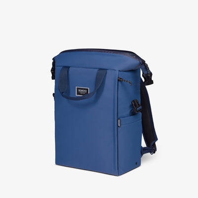 Pocket View | South Coast Snapdown 24-Can Backpack::Blue Frost::Exterior zipper pocket