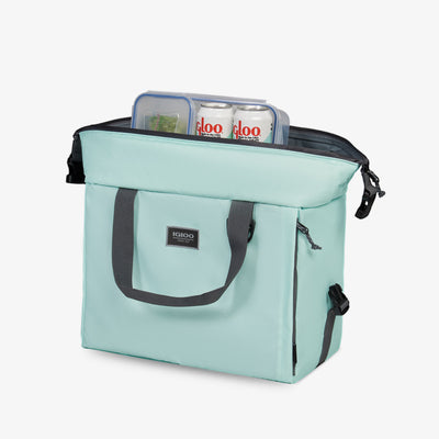 Open View | South Coast Snapdown 36-Can Bag::Seafoam::MaxCold+ insulation