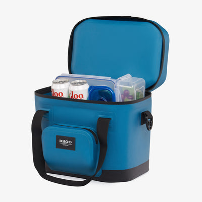 Open View | Trailmate 18-Can Tote::Modern Blue::MaxCold Ultra insulation