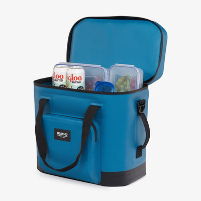 Open View | Trailmate 30-Can Tote::Modern Blue::MaxCold Ultra insulation