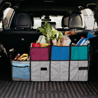 Collapsible Car Boot Organiser w Cooler Bag