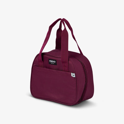 Angle View | Repreve Lily Lunch Bag::Cherry