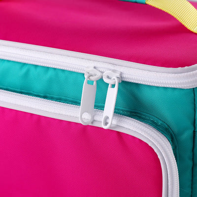 Detail View | Retro Square Lunch Bag::Jade