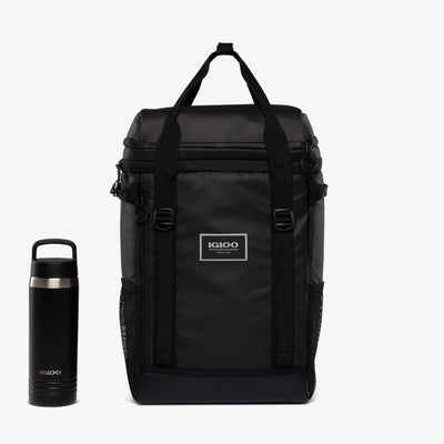 Igloo Core Gray & Black 24-Can Cooler Backpack