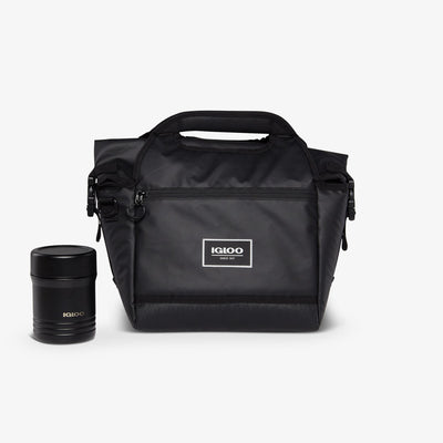 Size View | Pursuit 16-Can Personal Cooler::Black