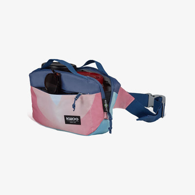 Open View | FUNdamentals Hip Pack Cooler Bag::Gradient Haze::Insulated liner