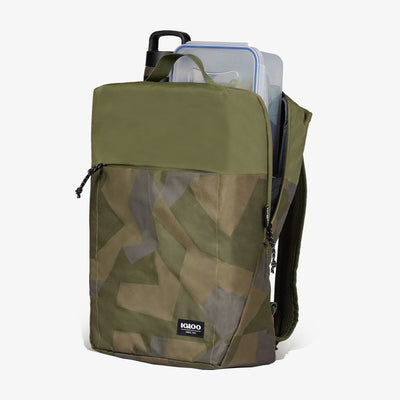Open View | FUNdamentals Lotus Cooler Backpack::Swedish Camo::Insulated liner