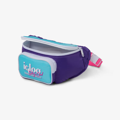 Top Pouch View | Retro Fanny Pack::Purple