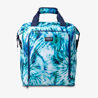 Front View | Seadrift Switch 30-Can Backpack::Radial Tie-Dye::30 Can Capacity