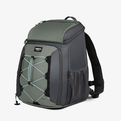 Angle View | MaxCold Voyager 30-Can Backpack