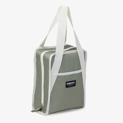 Strap View | Lunch+ Collapsible Cooler Bag::::Insulated, leak-resistant liner