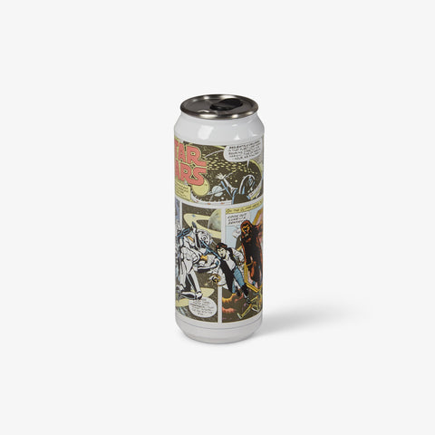 Angle View | Star Wars Cosmic Comic 16 Oz Stainless Steel Can Tumbler
