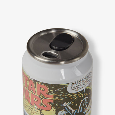 Lid View | Star Wars Cosmic Comic 16 Oz Stainless Steel Can Tumbler