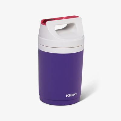 Angle View | Retro Playmate Half Gallon Jug::Purple::Leak-resistant