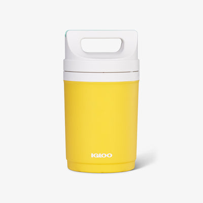 Front View | Retro Playmate Half Gallon Jug::Yellow::Half-gallon capacity