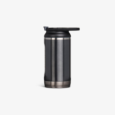 Profile View | 12 Oz Flip ‘n’ Sip Tumbler::Gloss Carbonite::Ergonomic handle